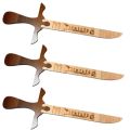 Pack of 3 Dirilis Ertugul Ghazi Swords IYI, Collection and Action Toys-Ertugrul Sword Toy for Kids, Ertugrul Talwar, Fighting Knife - 12 Inches Wooden Sword. 