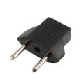 European adapter Plug US 2 Flat Pin To EU 2 Round Pin Plug Socket. 