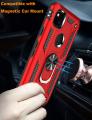 Google Pixel 4A 4G (5.8 INCHES) Luxury Shock-Proof Armor Case With Car Ring Stand Cover Pixel 4A 4G. 