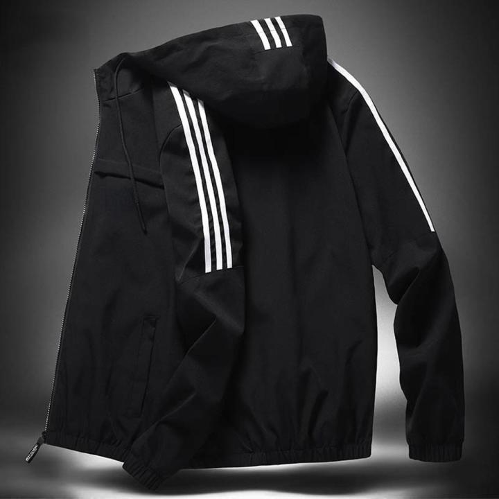 jaket BIG SALE Ready Stock jaket lelaki Men's Good Quality Waterproof Jacket Collar Casual Fashion Fit Bomber Jacket