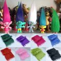 CGGJNUOH 8cm White Long Faux Fur Fabric Handmade Immitation Fur Soft Plush Clothing Fabric Toys Beard Hair Christmas Sewing Accessories. 