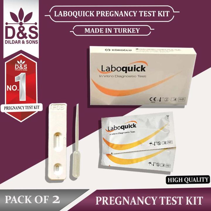Laboquick Pregnancy Test Kit – Pack of 2 | Fast, Accurate & Easy-to-Use Home Testing