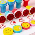 Pack of 10 Stamps, Stamps for kids, Emoji, Faces, cartoon, compliments, stamps for art, school stamps. 