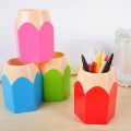 Creative Pen Vase Pencil Pot Makeup Brush Holder Stationery Desk Tidy Container. 