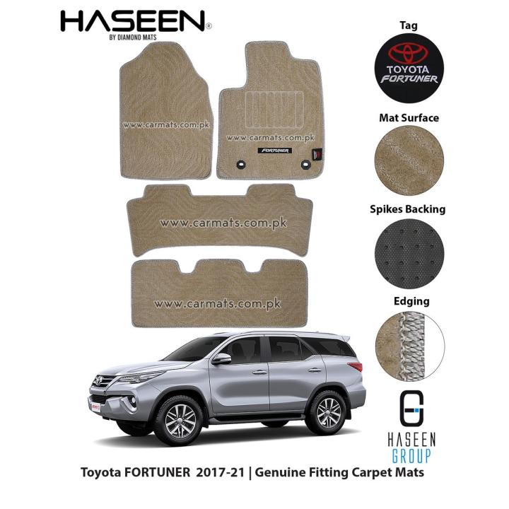 TOYOTA FORTUNER CAR FLOOR MAT DIAMOND PREMIUM SERIES 2016-2022 GENIUN FITTING  ANTI SLIP MAT SILICON MATS RUBBER MAT TRANSPARANT MAT CAR MAT UNIVERSAL MAT TRAY MAT TRUNK MAT DIGGI MAT 3PC MAT 5PC MAT EMBRIODRY MAT LUXURY MAT 7D MATERIAL MAT 5D MAT