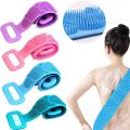 Silicone Soft Bath Towel Strong Back Rubbing Body Massage Shower Extended Scrubber Skin Clean. 