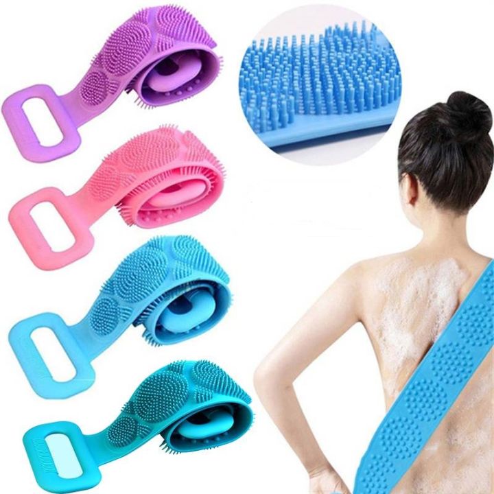 Silicone%20Soft%20Bath%20Towel%20Strong%20Back%20Rubbing%20Body%20Massage%20Shower%20Extended%20Scrubber%20Skin%20Clean%20-%20Image%202