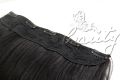 Clip-in Dip Dye Ombre Hair Extensions Black to Light brown  30 INCH. 