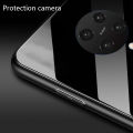Biruiqu For Xiaomi Pocophone F2 Pro Poco F2 Pro Shockproof Tempered Glass Back Soft Silicone Edge Black Case Cover Casing. 