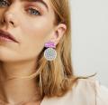 Western Cowgirl Hat Dolly Howdy Boots Cowboy Let's Go Girls Statement Nashville Country Music Disco Earrings. 