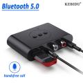 Kebidu Bluetooth 5.0 Audio Receiver RCA 3.5mm AUX Jack Stereo Music Wireless Adapter with Mic for Car Speaker. 