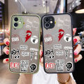 chenyyka For iPhone 7 Plus Case Fashion Tide Brand Cool Men Pattern Thin Side Square Edge New Design Shockproof Frosted Transparent Hard Phone Cases Silicone Casing Full Cover Camera Protection Softcase Boy. 