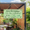 1 Set Wooden Sign Eco-friendly Eye-catching Wood Hanging Plaques Sign Supplies for Dorm. 