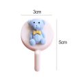 【Footprint】 1Pc Cute Wall Hooks Key Holder Door Hanging Plastic Self Adhesive Wall Hanger Cartoon Fruits Shape Hook For Kids Room Home Decor. 