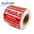 Fragile Label Sticker Handle with Care Fragile Stickers 500pcs/roll Red White Shipping Labels Self-adhesive Package Warning Decals Thank Rectangle Labels Fragile Shipping Label. 