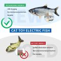 2 Pack Flopping Fish Cat Toy,Electric Moving Fish Toys for Indoor Cats,Realistic Plush Simulation Dancing Wagging Fish Cat Toy Catnip Kicker Bite Toys, Motion Kitten Toy, Interactive chew cat toys. 
