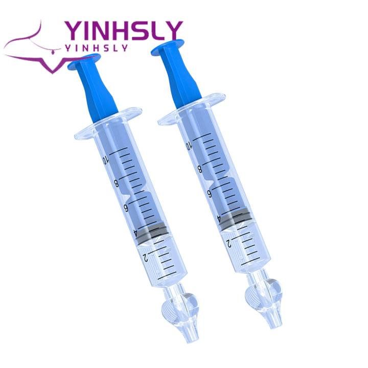Yinhsly Baby Nose Cleaner Soft Fit Baby Nose Deep Cleaning Syringes
