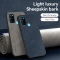 AnDyN Sheepskin Lambskin Case For Realme 7i Realme C17 Luxury Leather Phone Case Soft TPU Silicone Back Cover Lens Protect Shockproof Casing. 