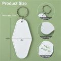 24 Pack Motel Hotel Keychain Blank Vintage Motel Key Tag Hotel Keychain Blanks for Vinyl Projects Sublimation Decoration. 