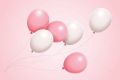 Happy Birthday Theme Pink Golden & White Birthday Party Decoration-50 Pcs Set. 