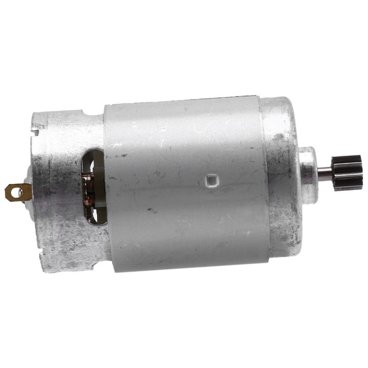 RS550 21V DC Motor with Single Speed 9 Teeth and High Torque for Electric Drill / Screwdriver