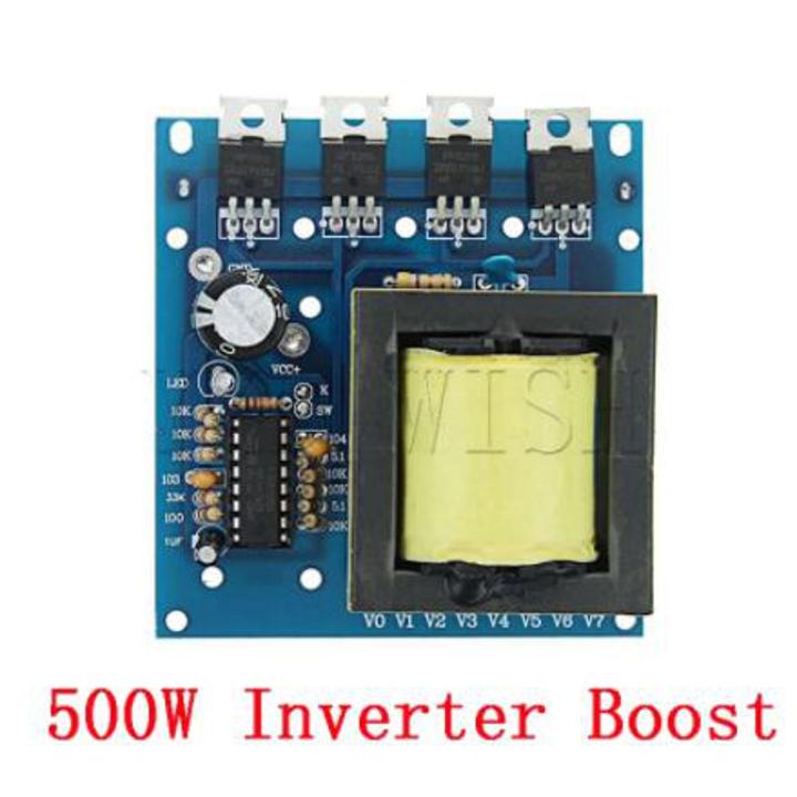 500W Inverter Boost Board Transformer Power Dc 12V To Ac 220V 380V Car Converter