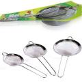 CHAI KI CHANNI Tea Strainer Set, Silver, 3 PiecesTea Filter. 