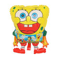 Sponge Bob Set of 5 Pcs Metallic Foil Balloons, SpongeBob Square Pants Birthday Theme Reusable Balloon, Birthday Parties Decoration, Party Supplies, Kids Cartoon Theme Pack, Cartoon Ballons Decor Set, Boy Birthday Ideas, SpongeBob SquarePants, Nickelodeon. 