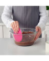 IKEA Bowl scraper, silicone/pink. 
