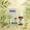 Aiken Tea Tree Oil (10ml) - 100% Pure Natural Oil for Lice Treatment, Acne & Skin Care - Kills Lice & Eggs Fast - Safe for Kids & Family - Anti-Dandruff, Anti-Itch Scalp Solution- Best for Hair Growth, Fungal Infections & Pimple Control. 