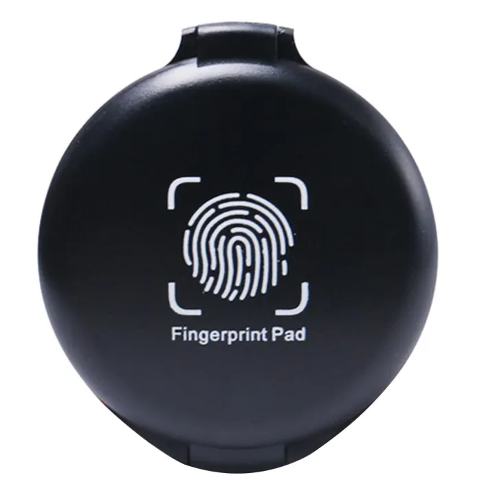 Finger Ink Ink Box Certiou Portable Fingerprint Ink Pad Portable Waterproof Fingerprint ...