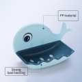 Fish Shape Soap Dispenser Stand Case Tray Plastic Bar Soap Sponge Holder, Soap Dishes For Shower Tub Kitchen And Bath. 