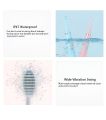 Household Waterproof Toothbrush Automatic Sonic Electric Toothbrush for Adults-Sonic Electric Toothbrush Mi Smart Tooth Brush Colorful USB Rechargeable IPX7 Waterproof For Toothbrushes head-Automatic Battery Operated Toothbrush. 