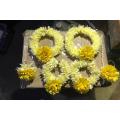 Bridal Artificial Flower  jewellery set. 