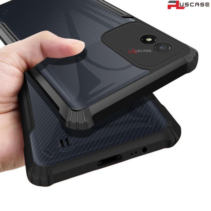 PlusCase for Realme Narzo 50i Case Air Cushion Hard Clear Shockproof Back Cover