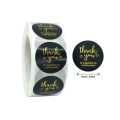 100 Pcs of Black Thank You For Supporting My Small Business Sticker Labels for Packing Decoration. 