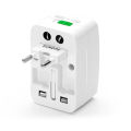 Universal Travel Adapter All-in-One | Multi-Country Power Plug with EU, UK, US, AU Compatibility – Perfect for International Travel, Compact & Safe Design. 