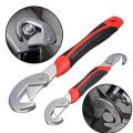 Pack of 2 - Easy and Auto Adjustable Wrench Quick and Anti-slip Spanner Pipe Tools wrench/Universal Wrench/Snap on grip HBWS110808. 