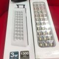 Rechargeable Emergency Light 3 Watt 1300 mah Battery 30 Led Lights. 