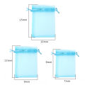50pcs/Bag Adjustable Drawstring Organza Bags Jewelry Packaging Bags Candy Wedding Bags Wholesale Gifts Pouches. 
