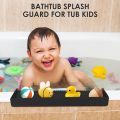 Multifunctional Sink Protector Easy-clean Stainless Steel Splash Guard Granite Silicone Edge Protector for Kitchen Bathroom. 