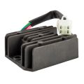 Universal 4 Wire Full Wave Black Motorcycle Regulator Rectifier 12V DC Bike Quad. 