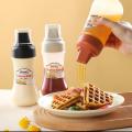 5 Holes - 350ml Squeeze Sauce Bottle Ketchup Storage Container With Lid, Squeeze Bottle Condiment Bottles Hot Sauce Dispenser Refillable Five Hole Container with Lid Squirt Bottle Sauce Dispenser Ketchup Bottle. 