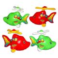 Magic Fish Helicopter Cute And Funny Robotic Fish | Push And Pull Operated Candy Colors Toy for Kids. 