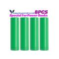 8Pieces OF Original Long Lasting Backup 3.7v 18650 HG2 Lithium Rechargeable Batteries Battery 18650 cell For Power Bank , Torch Light, HeadLight, and LED lights. 