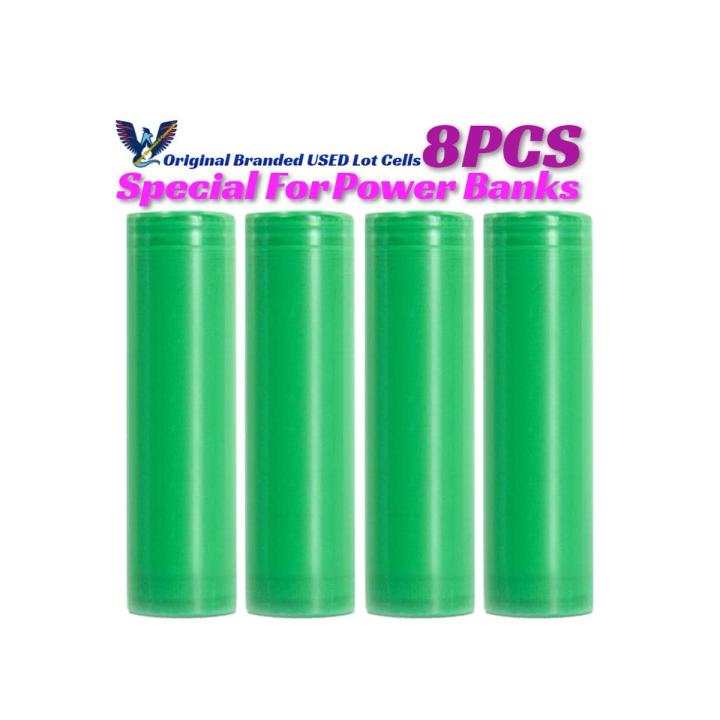 8Pieces OF Original Long Lasting Backup 3.7v 18650 HG2 Lithium Rechargeable Batteries Battery 18650 cell For Power Bank , Torch Light, HeadLight, and LED lights