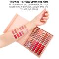 Handaiyan 12 PCS Lip Gloss & Lipstick Set – Waterproof Matte Liquid Lip Color – Long Wear Multi Nude & Bright Shades – Soft Smooth Gloss for Daily & Party Makeup – Women’s Beauty Kit – Perfect Gift for Girls. 