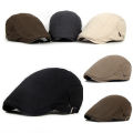New Men's Ivy Hat Berets Cap Golf Driving Adjustable Sun Flat Plain Cabbie Newsboy Cap-Fashion 6Colors Hot. 