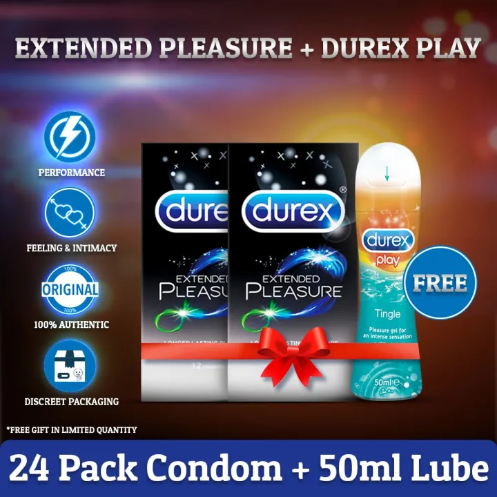Pack%20of%2024%20Condoms%20And%2050ml%20Lube%20Free%20Durex%20Extra%20Time%20ExtendedPleasure%20Condoms%2012's%20And%2050ml%20lubricant%20gel%2050ml%20-%20Image%204