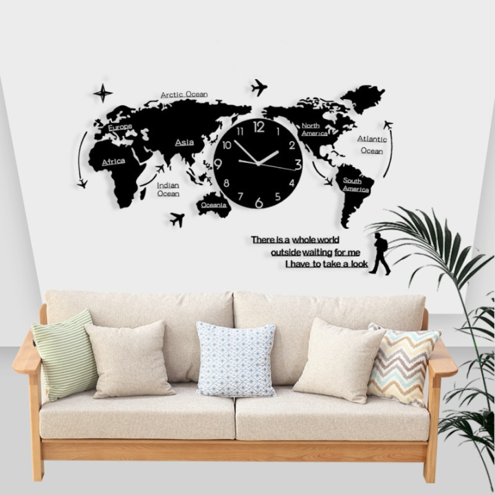 Wooden%20World%20Map%20Wall%20Clock%20-%20Wooden%20Wall%20Clock%20Large%20Modern%20Design%203D%20Stickers%20Hanging%20Clock%20Decorative%20Watch%20Silent%20Wall%20Clocks%20World%20Map%20Home%20and%20Offices,%203D%20Design%20Self%20Adhesive%20-%20Image%203